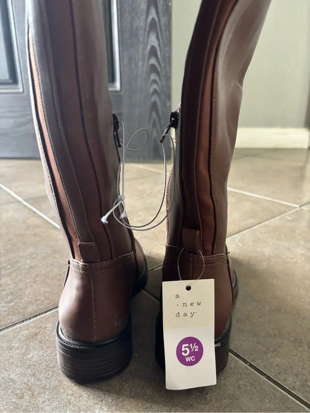 a new day Tall Over-The-Knee Riding Boots in Brown